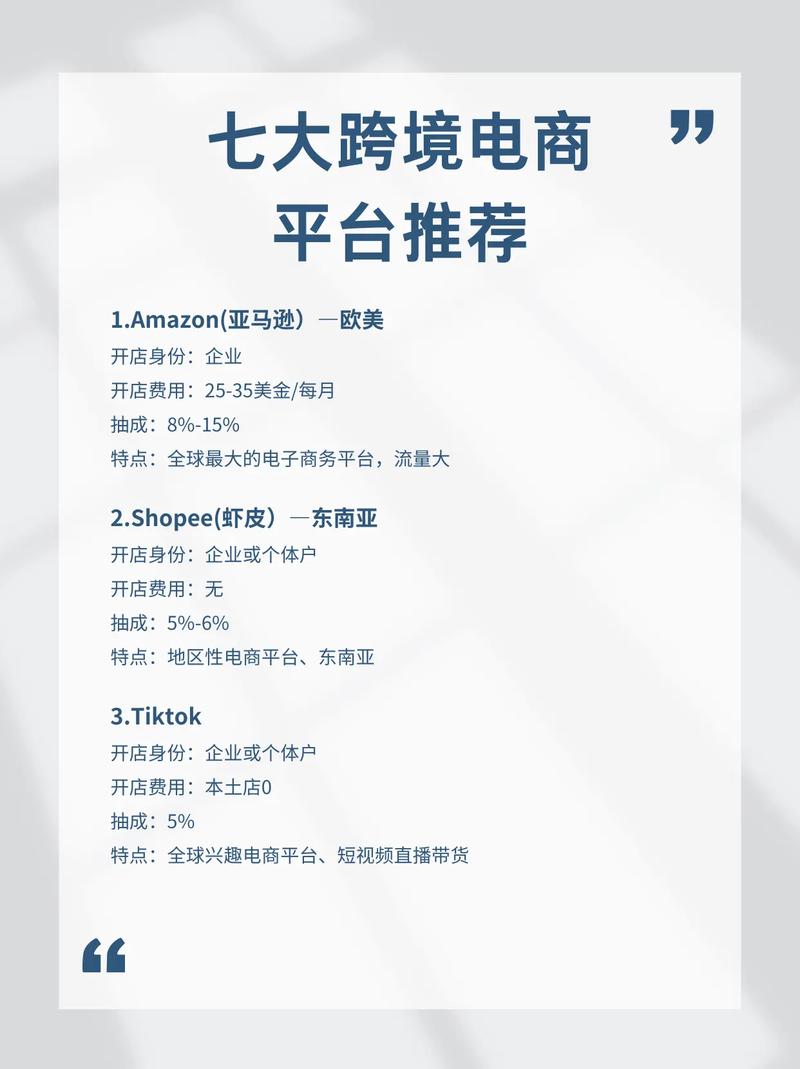 跨境电商平台选择,跨境电商平台选择指南