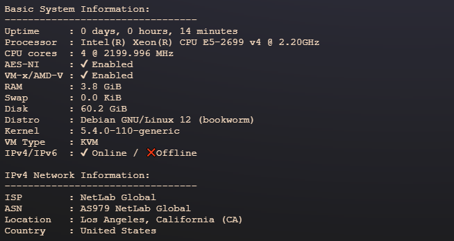 【VPS测评】洛杉矶CN2 GIA优化VPS - Xeon E5, 三网优质回程, 美区流媒体全解锁